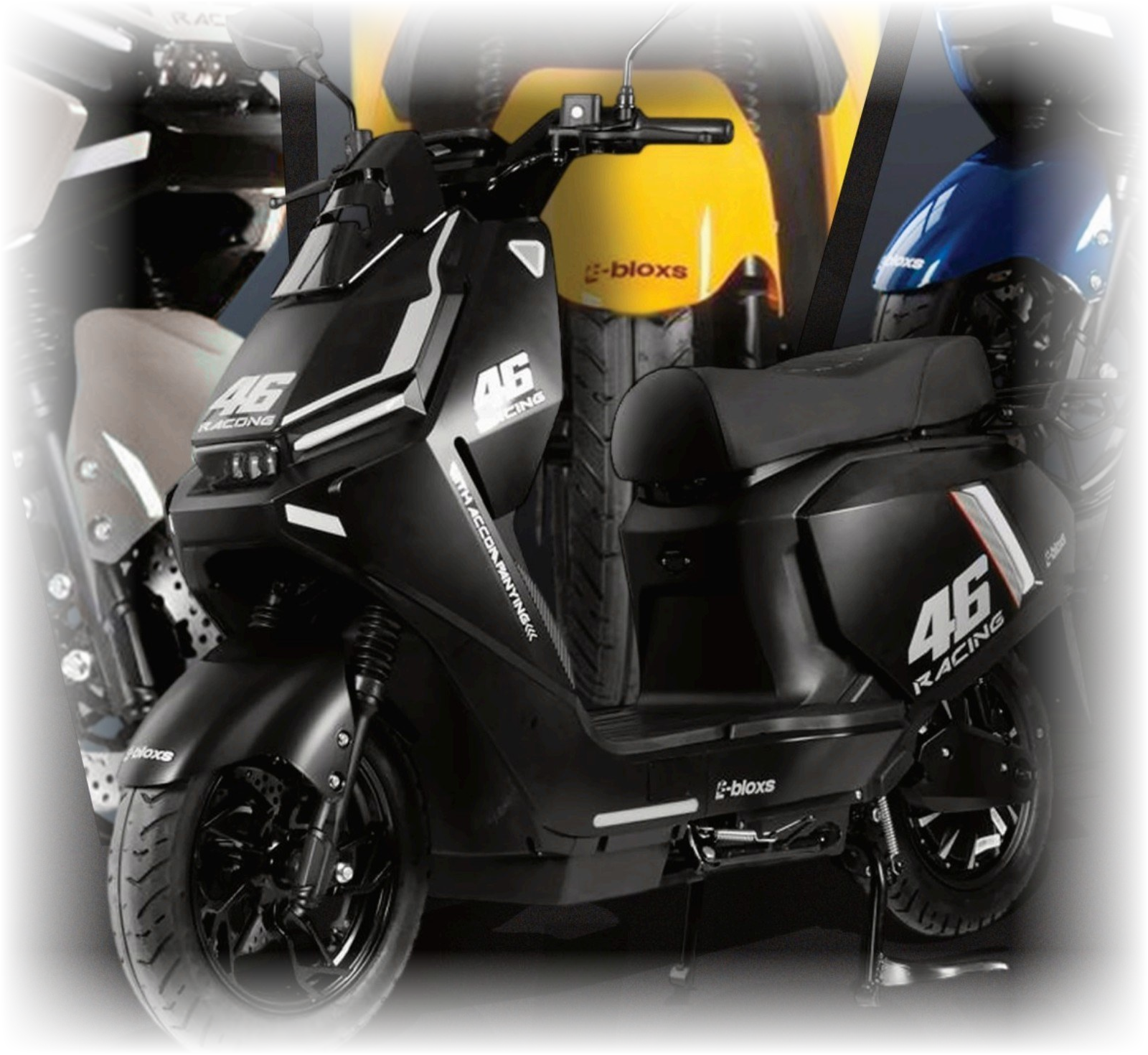 Scooter elétrica SBX46 Racing da IM Elétricos em destaque